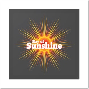 Ray of Sunshine - Retro Summer Style Posters and Art